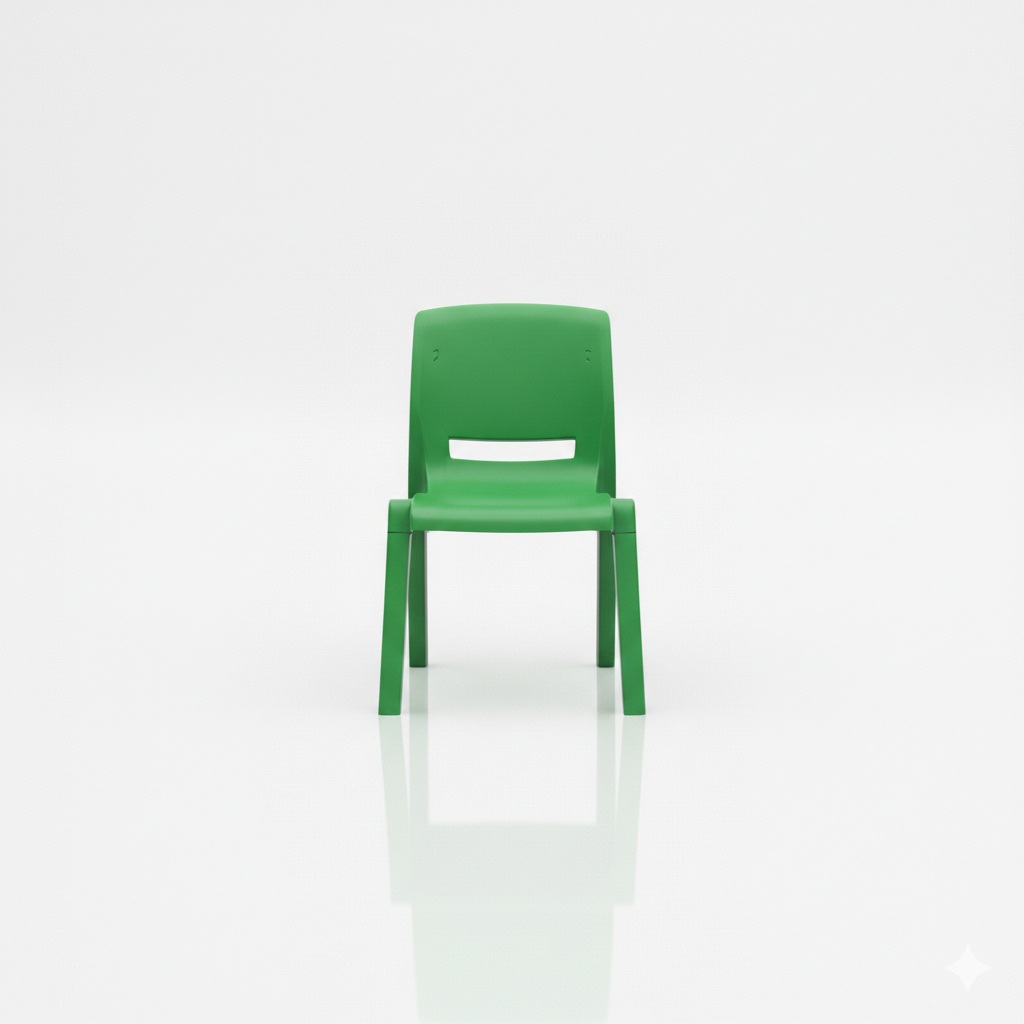 Premium plastic chair for consumer and commercial markets